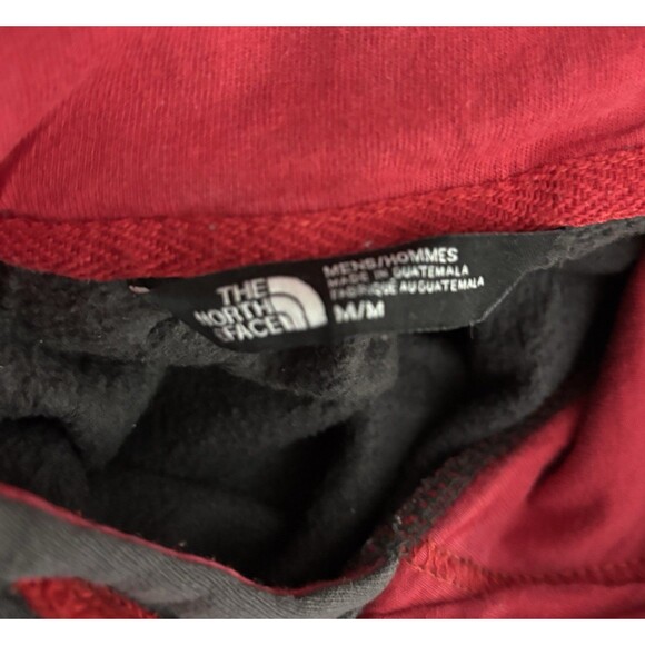 The North Face Hoodie Men’s Medium Gray Red Pullover Kangaroo Pocket (A2e) - Picture 6 of 6